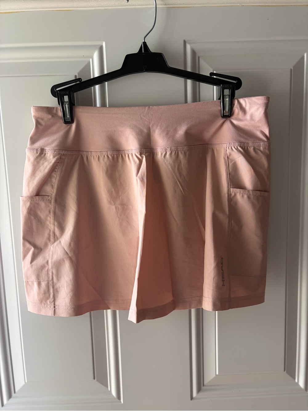 HEAD Pink Athletic Skort with Built-In Shorts & Pockets, Size M